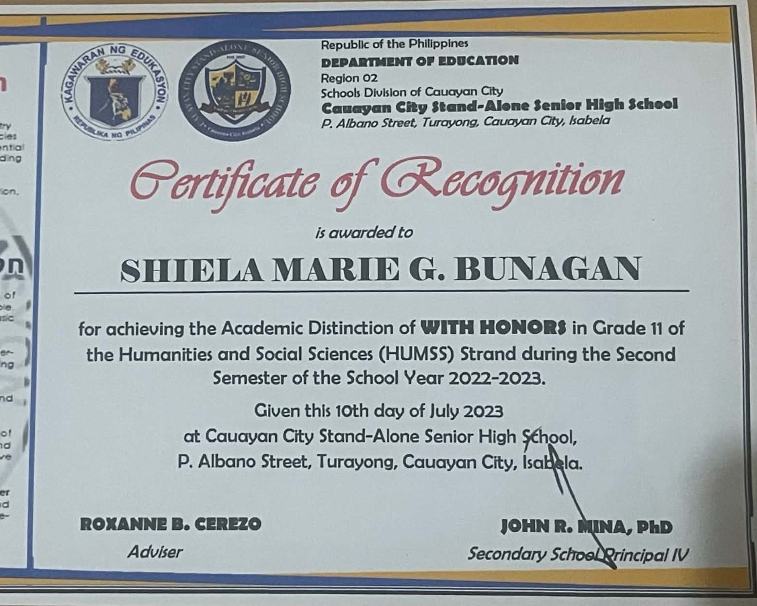 Award 1